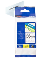 Brother Black On Clear Label Tape 36mm x 8m - TZE161